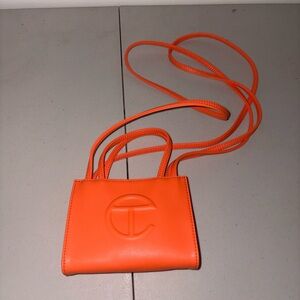 Telfar Bright Orange Mini Bag